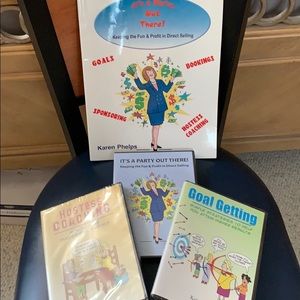 Karen Phelps direct selling book plus DVD's nwt